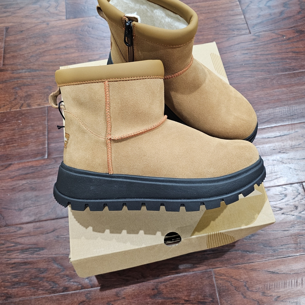 Koolaburra Tan Ankle Boots